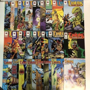 Turok Dinosaur Hunter (1995) Set # 0-1-47 & Yearbook & 18 Additional (VF/NM)