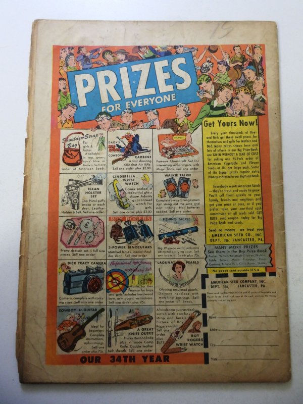 Weird Fantasy #11 (1952) GD Condition centerfold detached