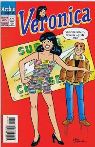 Veronica #49 ORIGINAL Vintage 1995 Archie Comics GGA Good Girl Art Decarlo
