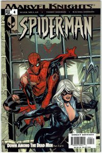 Spider-Man Marvel Knights #4 Mark Millar Black Cat NM