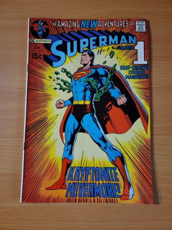 Superman #233 ~ VERY FINE - NEAR MINT NM ~ 1971 DC Comics