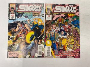 5 MARVEL comic books Uncanny X-Men #306 X-Force #22 Shadow Riders #2 3 4 74 KM20