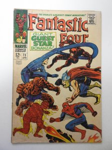 Fantastic Four #73 (1968) GD- Condition cover detached