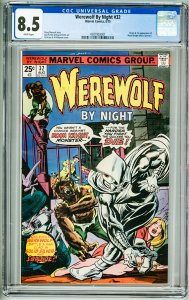 Werewolf by Night #32 (1975) CGC 8.5! 1st Appearance of Moon Knight!