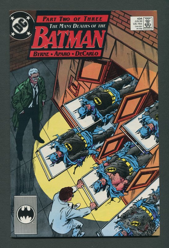 Batman #433, #434, #435 (Many Deaths of Batman Set)  1989