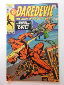 Daredevil #80 (1971) vs The Ominous Owl!! Beautiful VF- Condition
