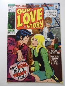 Our Love Story #6 (1970) Beautiful VF-NM Condition!