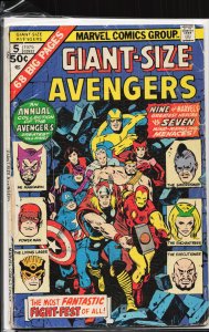 Giant-Size Avengers #5 (1975) The Avengers