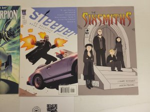 3 Wildstorm Comics #1 Sixsmiths + #1 Sleeper + #1 Silver Scorpion FCBD 17 TJ29