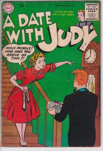 A DATE WITH JUDY #46 (Apr 1955) VG 4.0, yllg to white