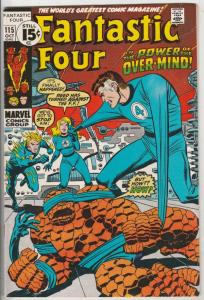 Fantastic Four #115 (Oct-71) FN/VF- Mid-High-Grade Fantastic Four, Mr. Fantas...