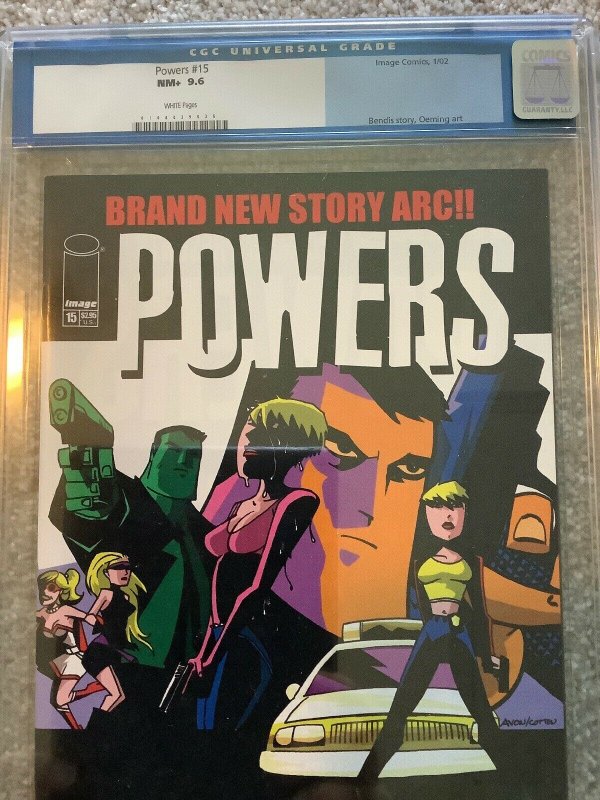 Powers #15 CGC 9.6 Image Comics 1st Series vol. 1 (2000 - 2004)