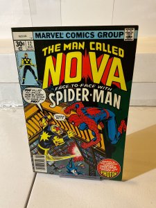 Nova #12 (1977) F/VF Spider-Man Crossover!