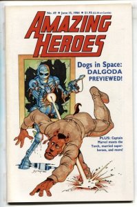 AMAZING HEROES #49 1984 - comics - Captain Marvel - Dalgoda