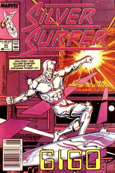 Silver Surfer (1987 series) #24, NM- (Stock photo)