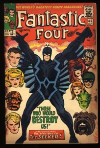 Fantastic Four #46 VG+ 4.5 1st Black Bolt 2nd Inhumans! Jack Kirby!