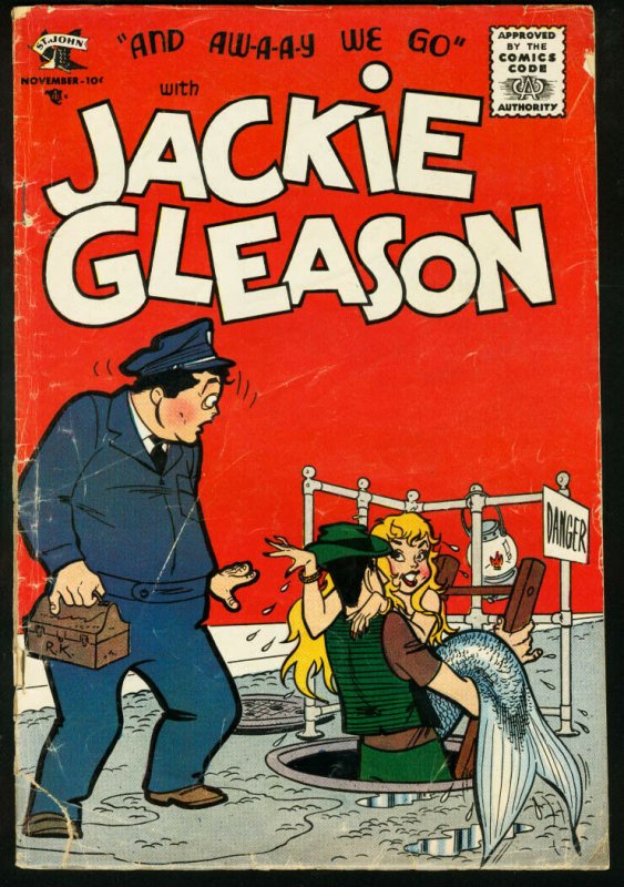 JACKIE GLEASON COMICS #3-ST. JOHN 1955-ED NORTON CVR G 