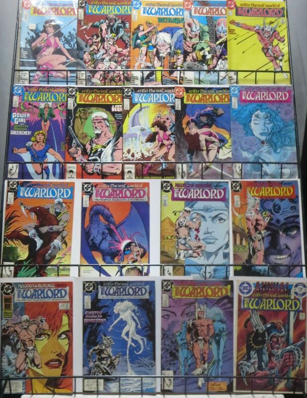 WARLORD MEGA-SET!129 ISSUES- NEAR COMPLETE! Most VG or Better, Mike Grell! 