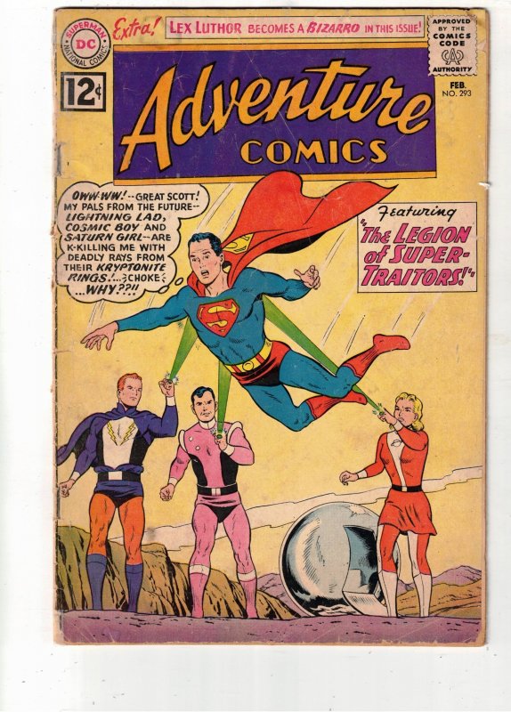 Adventure Comics #293 (1962)  PRICE DROP! 1st Super-Horse! 2nd Legion VG Wow!