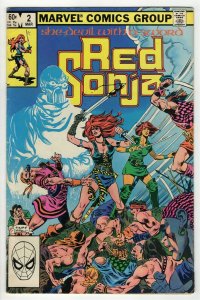 Red Sonja She Devil With a Sword #2 ORIGINAL Vintage 1983 Marvel Comics GGA