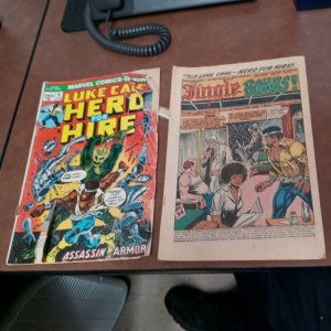 Luke Cage Hero For Hire #6 & 7 (1973) Marvel Power Man/Assassin Armor Bronze Age