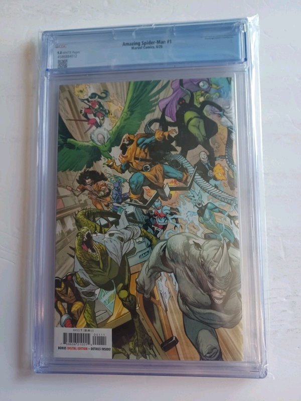 Amazing Spider-Man #1 Wrap Around Cover - 2025 - CGC 9.8