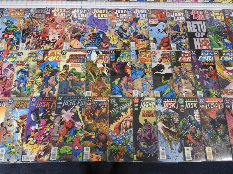 Complete Set Justice League (1987) 0-113 Plus Annuals & Others! Avg FN/VF Cond!