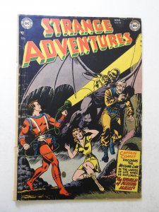Strange Adventures #18 (1952) GD+ Condition cover detached bottom staple