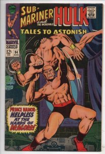TALES To ASTONISH #94, Hulk, Sub-Mariner, VF+, Bill Everette, Severin 1967