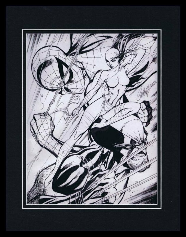 Savage Wolverine #6 11x14 Framed Poster Display Marvel J Scott Campbell GGA 