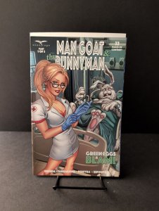 Man Goat & the Bunnyman: Green Eggs & Blam! #1 Riveiro Variant (2022)