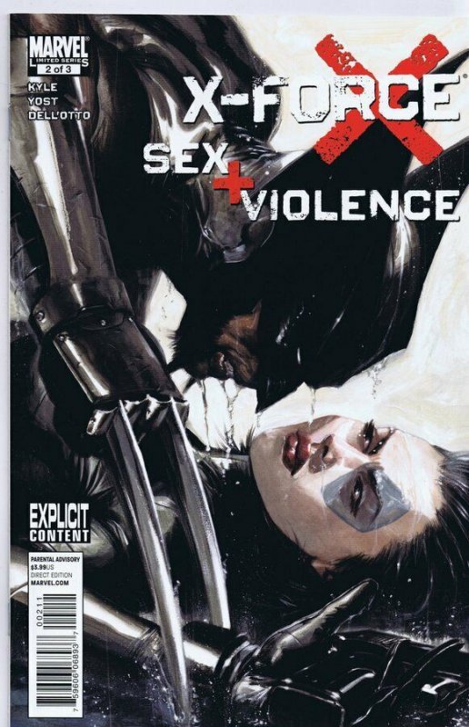 X Force Sex & Violence #2 ORIGINAL Vintage 2010 Marvel Comics  