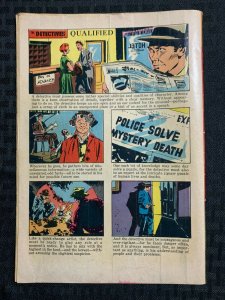 1961 THE DETECTIVES #1168 GD 2.0 Dell  Comics / Robert Taylor Photo Cover