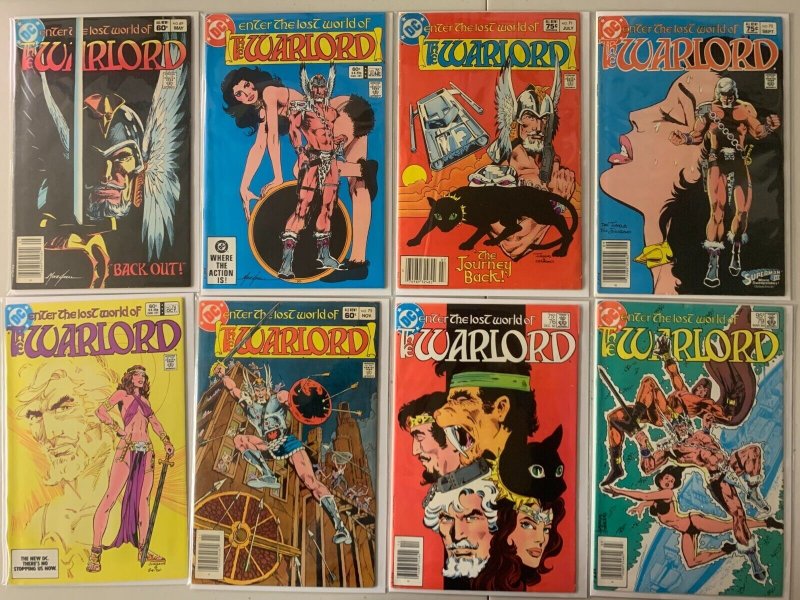 Warlord comics lot #51-115 + 3 annual 39 diff 4.0 (1981-87)