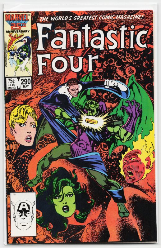 Fantastic Four #290 (1986) Fantastic Four