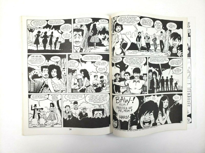 LOVE and ROCKETS #10 Fantagraphics First Printing 1985 Adult Comic Magazine