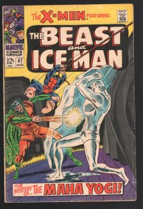 XMEN 47 VG 4.0 BEAST/ICEMAN.