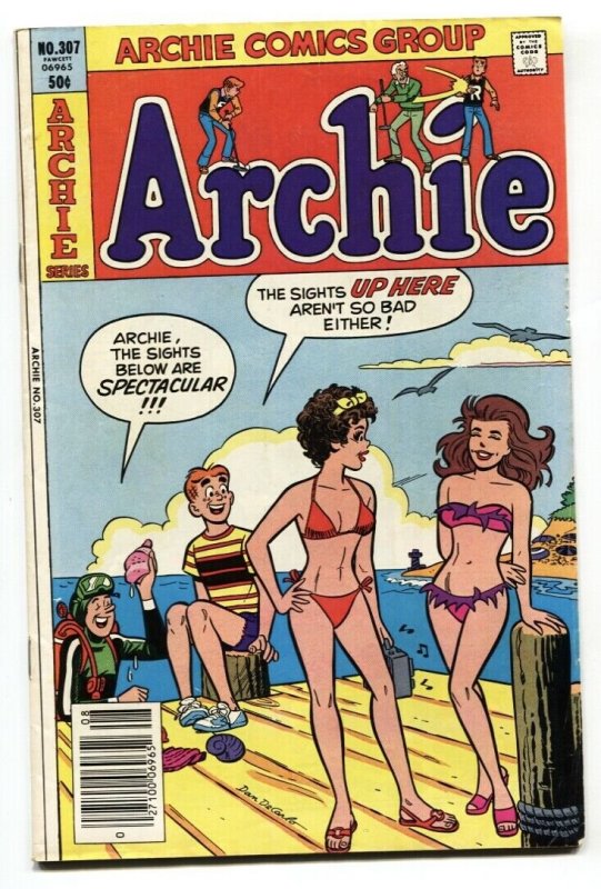 Archie #307-1981-Spicy Pose-SWIMSUIT GGA cover 