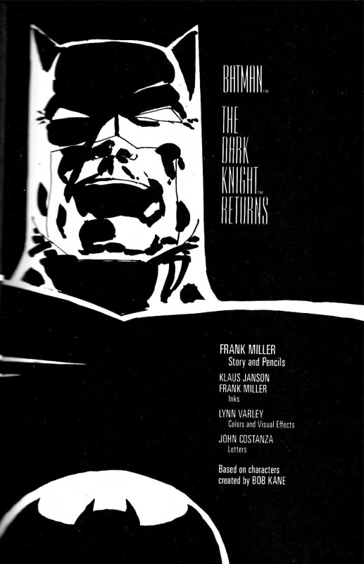 BATMAN: THE DARK KNIGHT RETURNS (1986) 6.0 FN  softcover collected seriesGN
