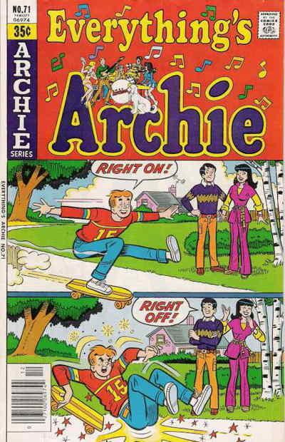 Everything’s Archie #71 VG; Archie | low grade comic - save on shipping - detail