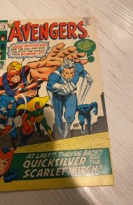 The Avengers #75 (1970)quicksilver and Scarlett witch  are back