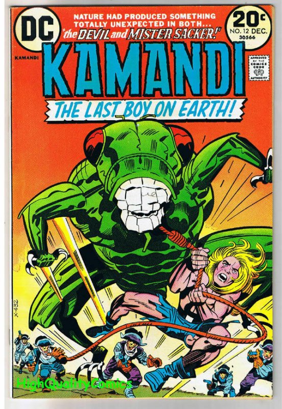 KAMANDI #12,  VF, Jack Kirby, Last Boy on Earth, 1972, more JK in store