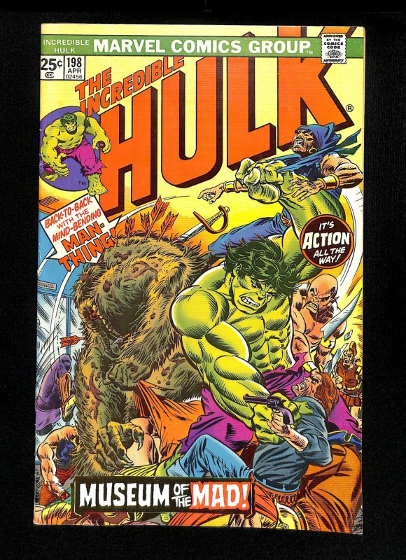 Incredible Hulk (1962) #198 Man-Thing!