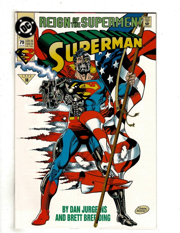 Superman #79 (1993) DC Comic Superman OF8