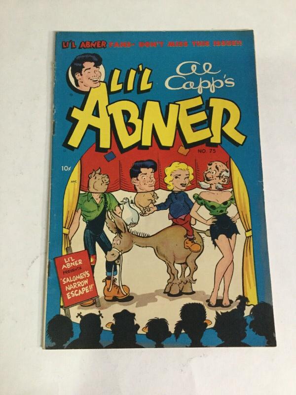 Li'l Abner 75 Vg+ Very Good+ 4.5 Toby Press