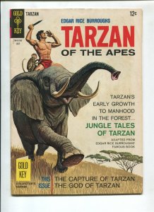 TARZAN #169 1967-GOLD KEY-EDGAR RICE BURROUGHS-VF