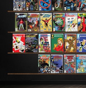 Huge Lot 150+ Comics with Captain Atom, The Flash, Elementals & More!