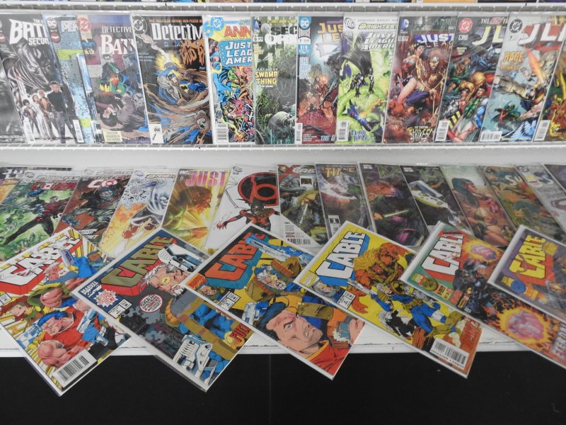 Huge Lot of 150 Comics W/ Batman, Superman, Cable! Avg. VF Condition!