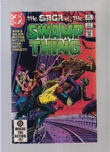 The Saga of The Swamp Thing #3 - Tom Yeates Cover (VF) 1982