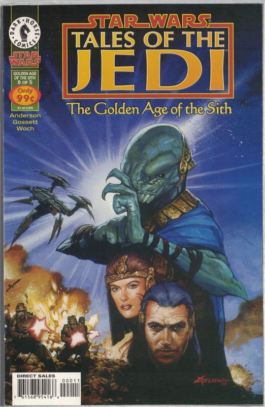 Star Wars: Tales of the Jedi - The Golden Age of the Sith #0 (1996)